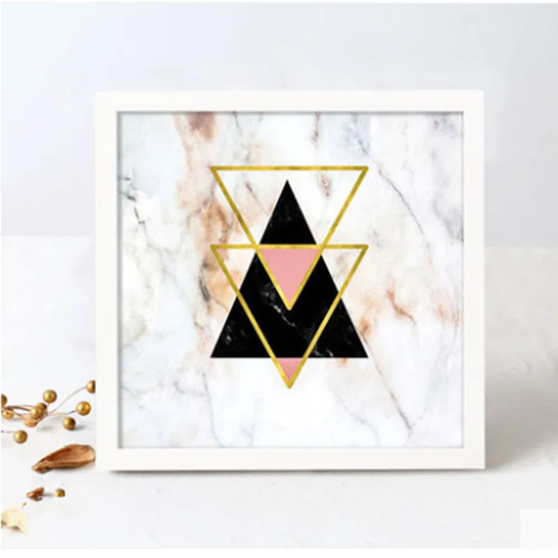 Простая фоторамка из массива дерева домашнее настенное украшение семейная