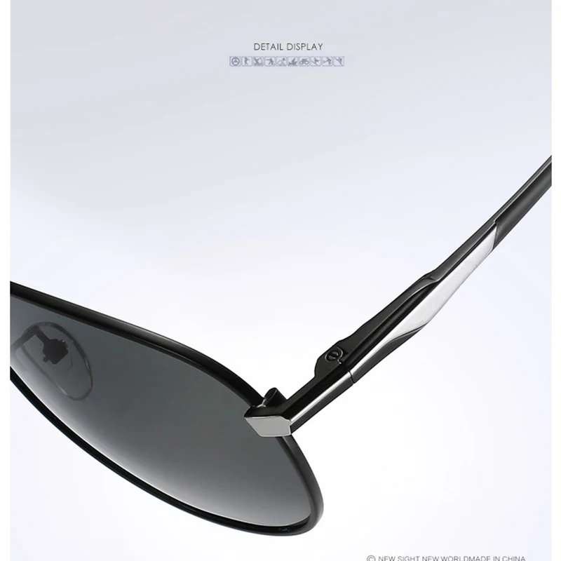Mens Vintage Aluminum HD Polarized Sunglasses Classic Brand Pilot Sun glasses Coating Lens Driving Fishing Shades For Men/Wome | Аксессуары