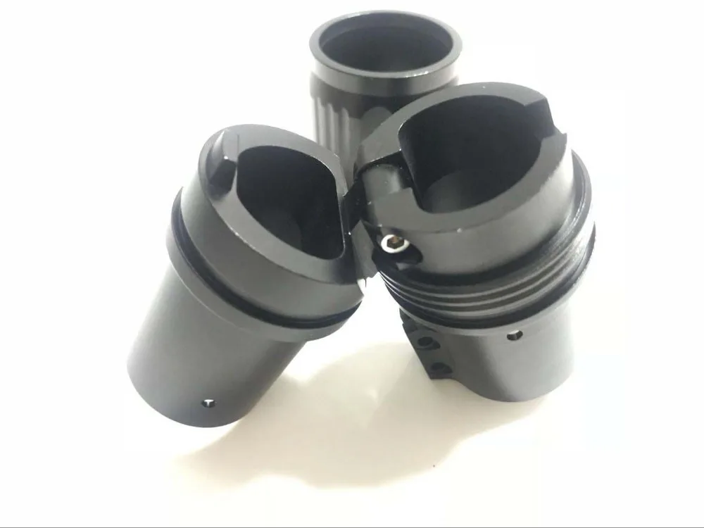 Алюминиевый круглый складной кронштейн d30 мм самозамок антивиртуальный