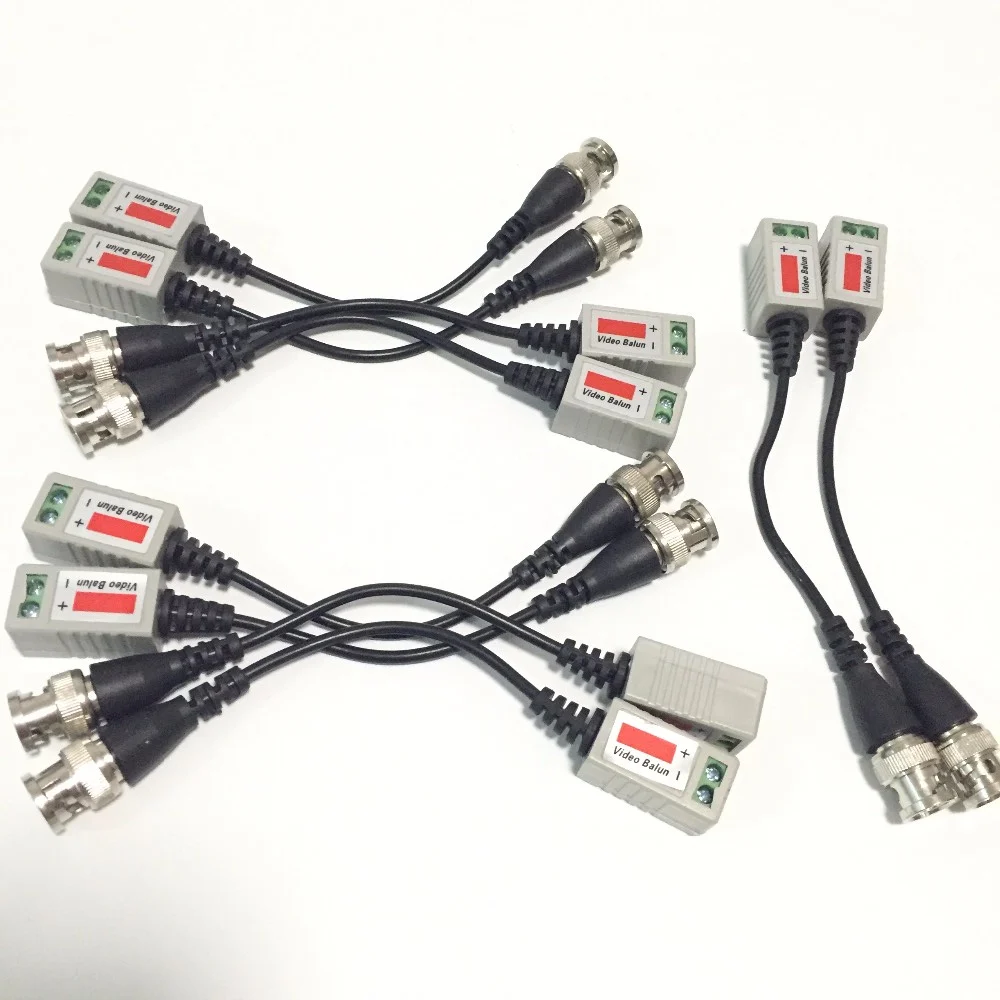 Новый Кабель адаптер для камеры пассивного Видео Balun BNC 10 шт. = 5 пар|adapter connector|adapter