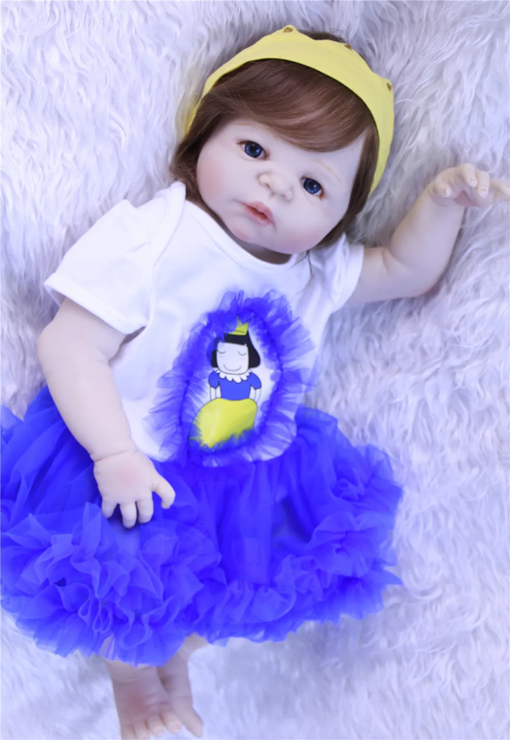 Куклы Reborn girl 57 см полностью силиконовые куклы reborn baby игрушка подарок bebe