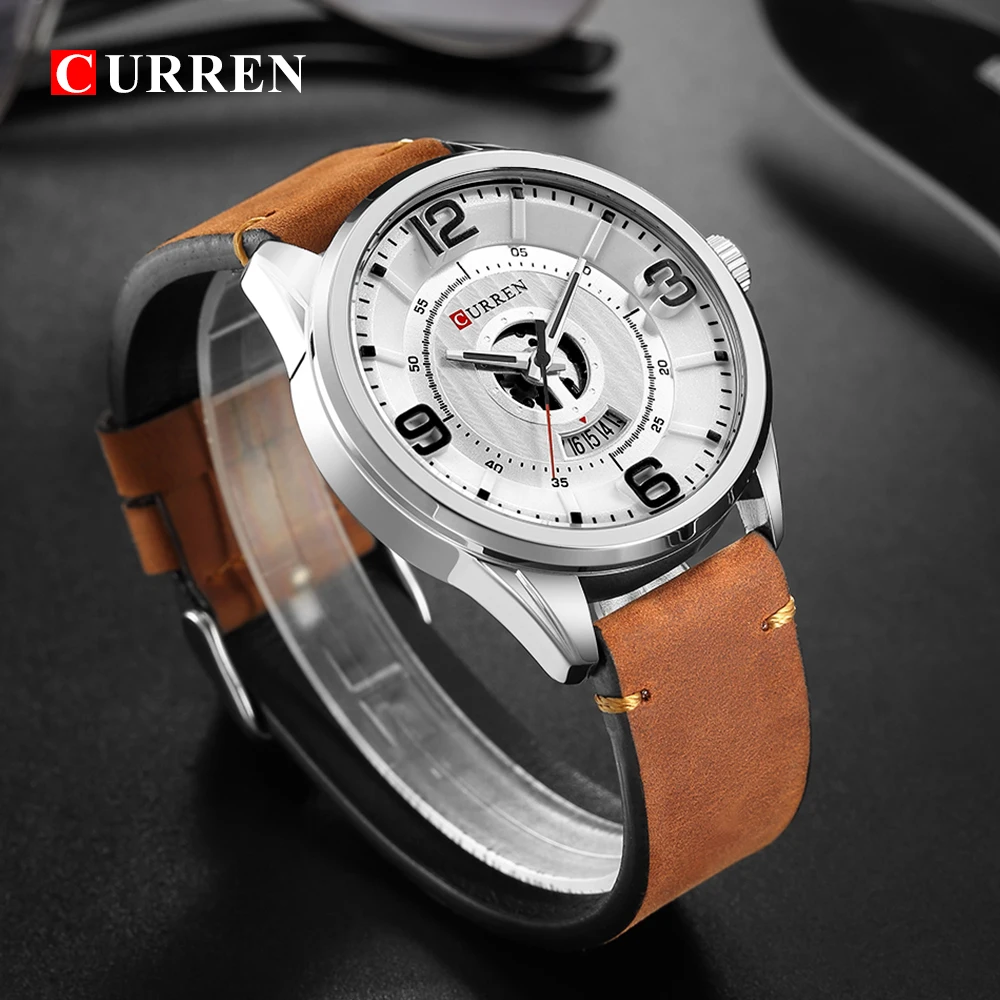 CURREN Watches Men Luxury Brand Army Military Quartz Wrist Watch Casual Business Clock Relogio Masculino Horloges Mannens Saat | Наручные