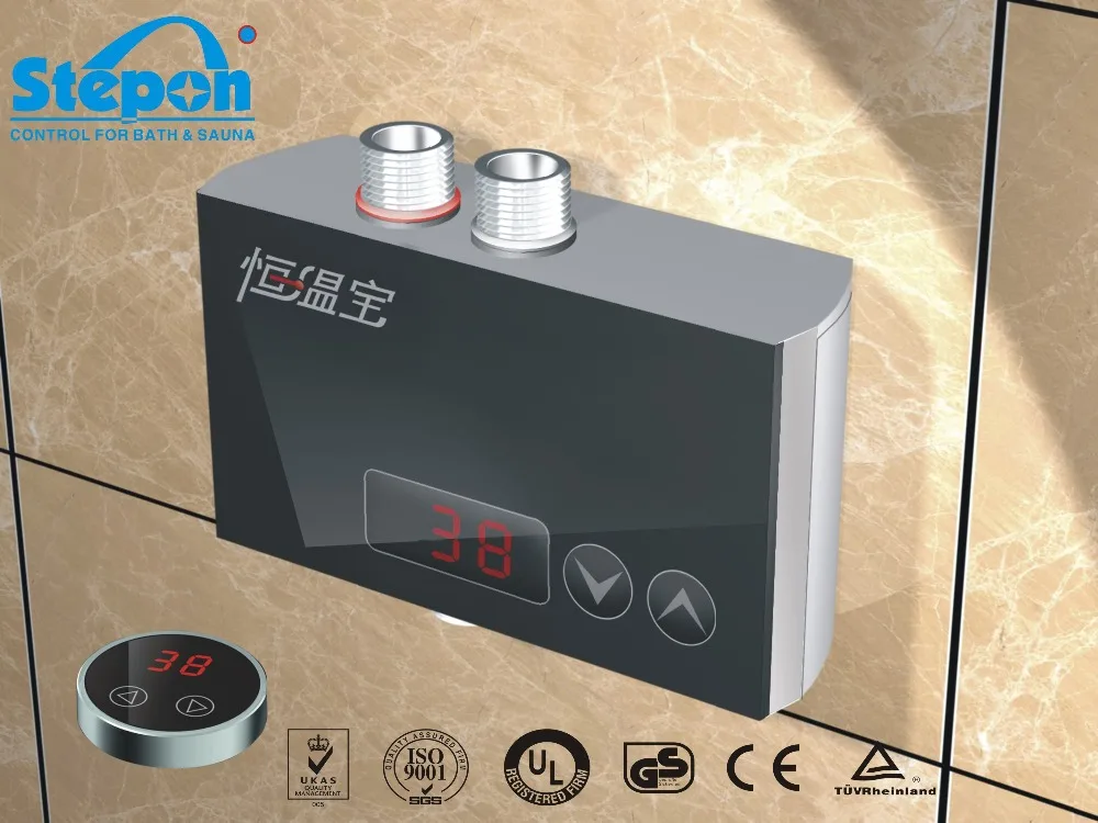 Электронный Регулятор Температуры Смеситель для Умывальника Краны и Душ |