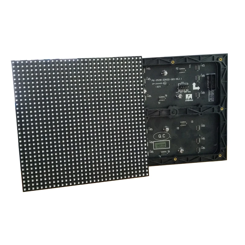 P6 32x32 пикселей Крытый полноцветный SMD3528 3в1 RGB светодиодный дисплей модуль P2.5 P3 P4 P5