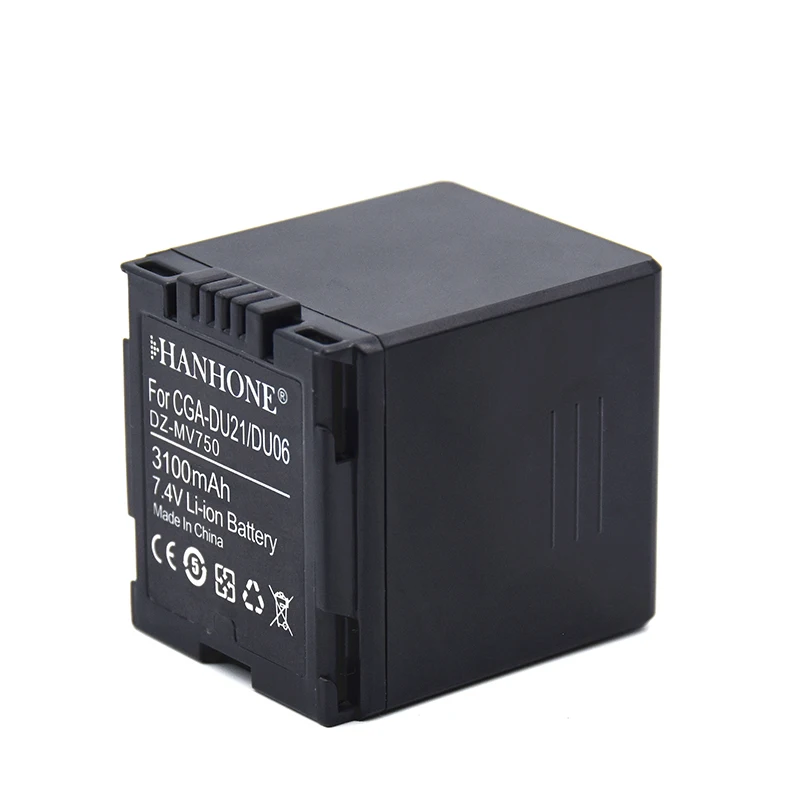 2 шт. 3100 мАч CGA DU06 DU21 CGADU21 батарея + ЖК зарядное устройство для Panasonic CGR GS500 GS408 GS400 MX500