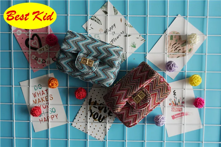 DHL Бесплатная доставка! BestKid стильные полосатые сумки через плечо Детский