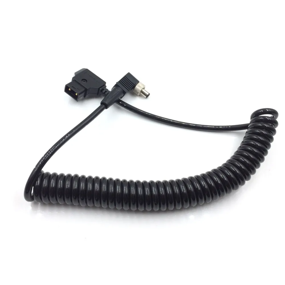 Замок справа под углом коаксиального кабеля Sound Devices DC 2.1 мм на D-Tap для записывающих мониторов PIX-E5, PIX-E5H и PIX-E7.