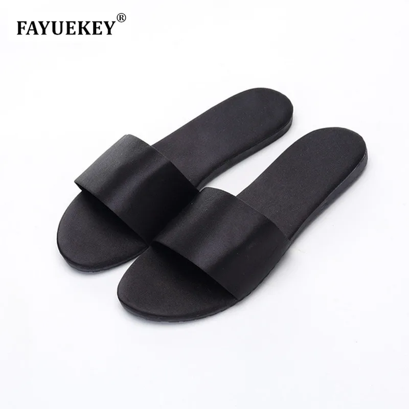 Летние женские сланцы FAYUEKEY шлепанцы сандалии с мягкой подошвой для пляжа женская