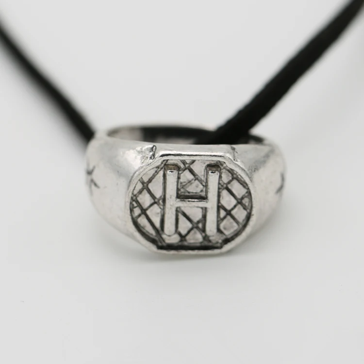 H Mortal Instru мужчины ts город ожерелье из костей Винтаж Morgenstern Herondale Lightwood семья shadowhunter кулон для мужчин оптом - Окраска металла: H