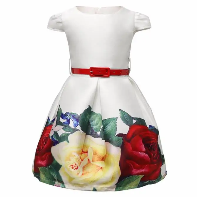 Nicoevaropa для девочек платье с цветочным принтом без рукавов Формальные девушка