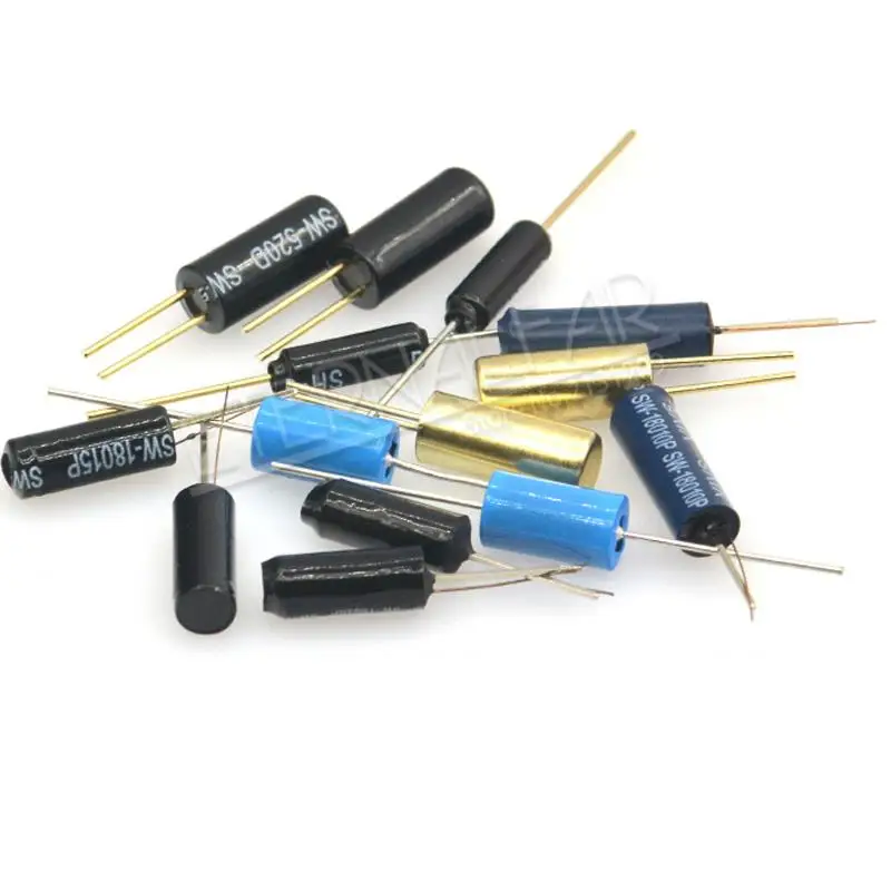 SW-200D-420-520D SW-18010P-18015P-18020P-58010P 12V высоковибрационный переключатель наклона шарика двойные бусины пружинный датчик угла переключатели