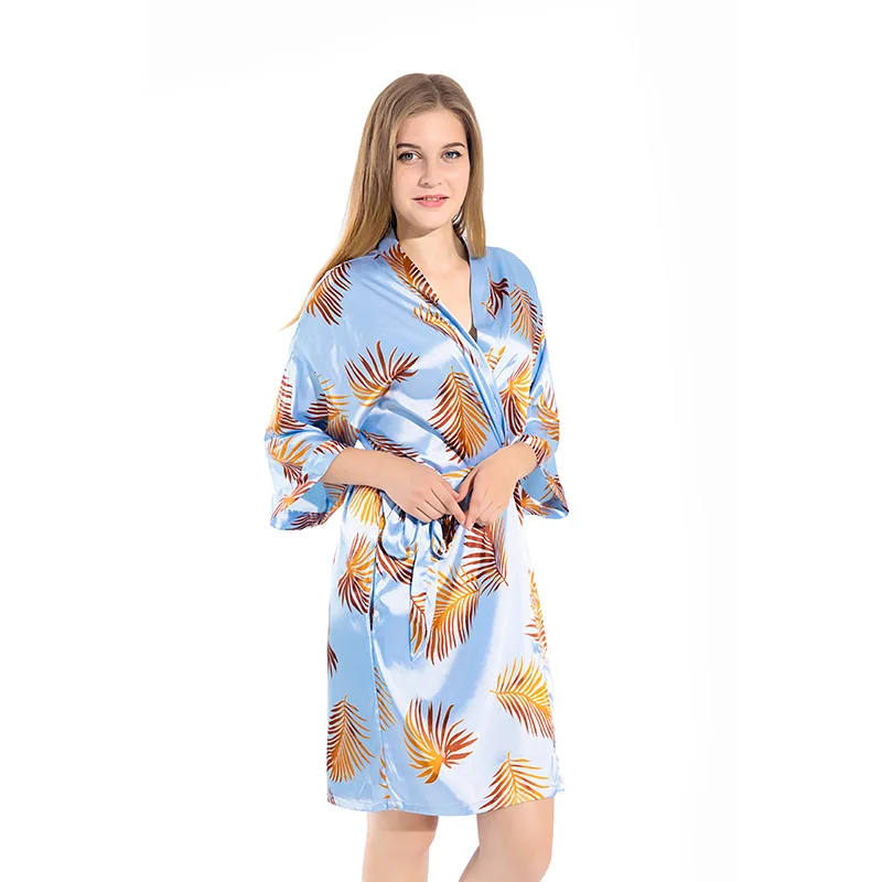 Пикантная мини одежда для сна с принтом женская пижама пикантный халат женский