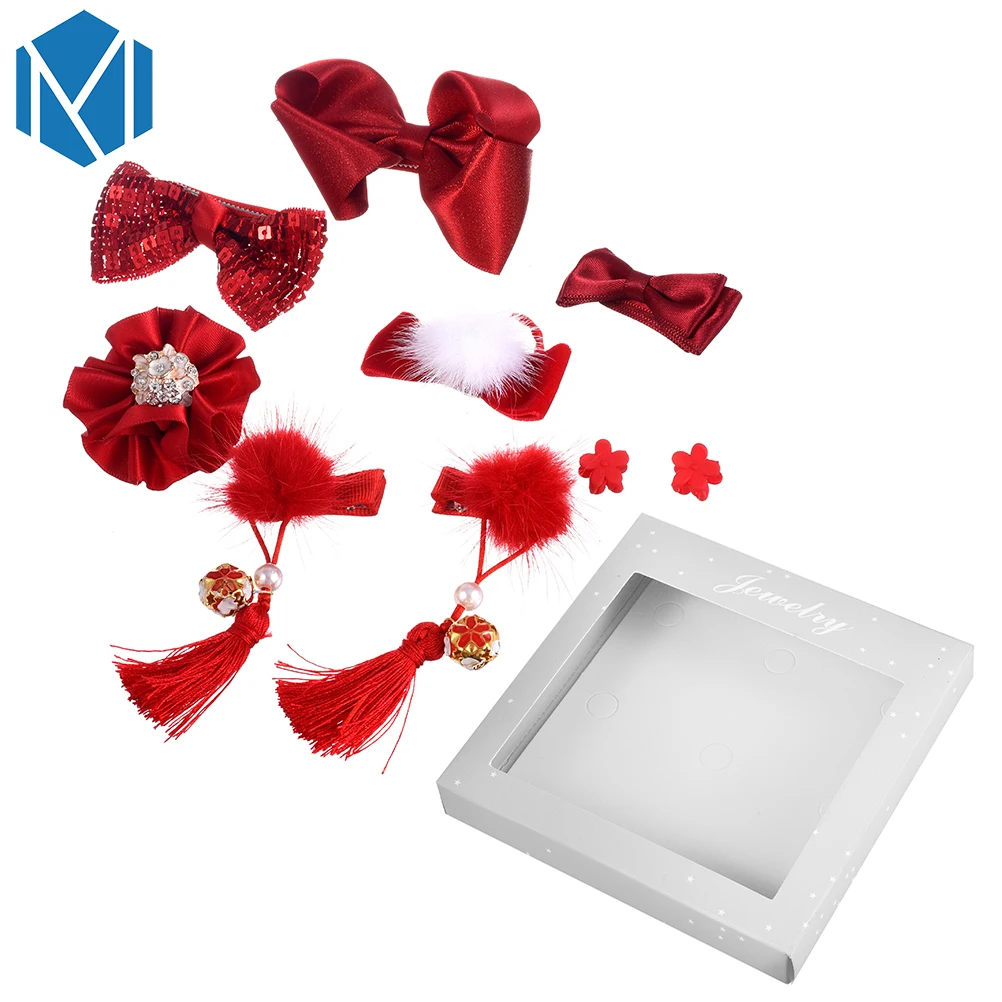 M MISM 1 Sst = 10 шт. милый комплект аксессуаров для волос с короной коробкой детский