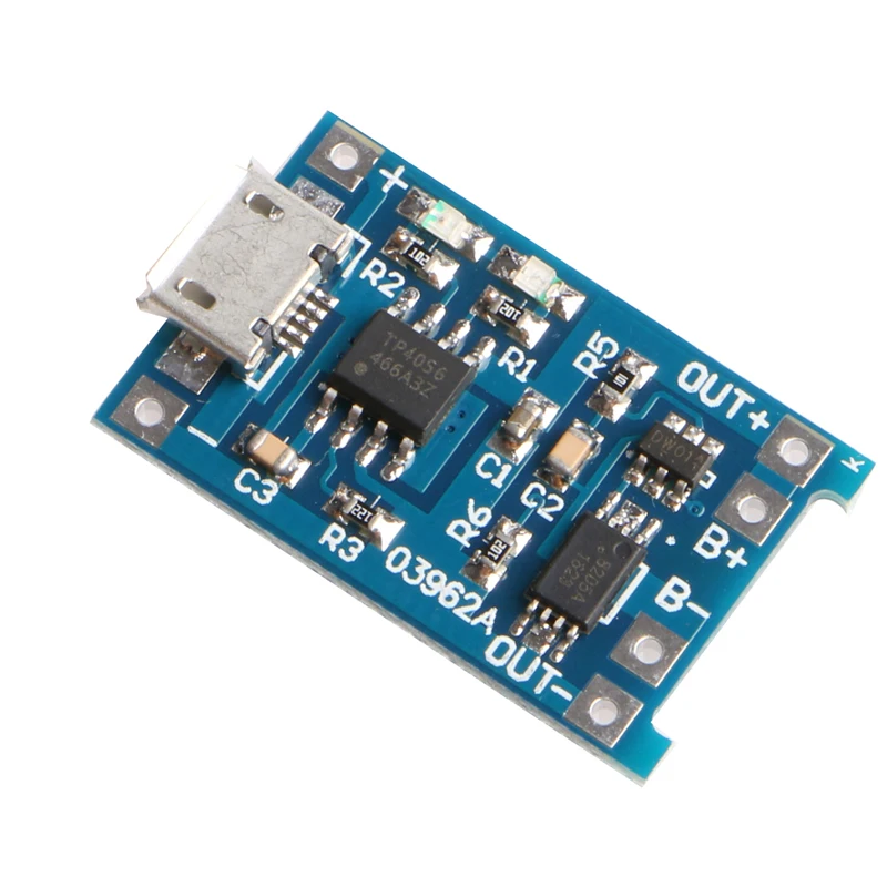 1 шт. Micro 5 в 1A USB 18650 литиевая батарея модуль зарядной платы + защита Прямая