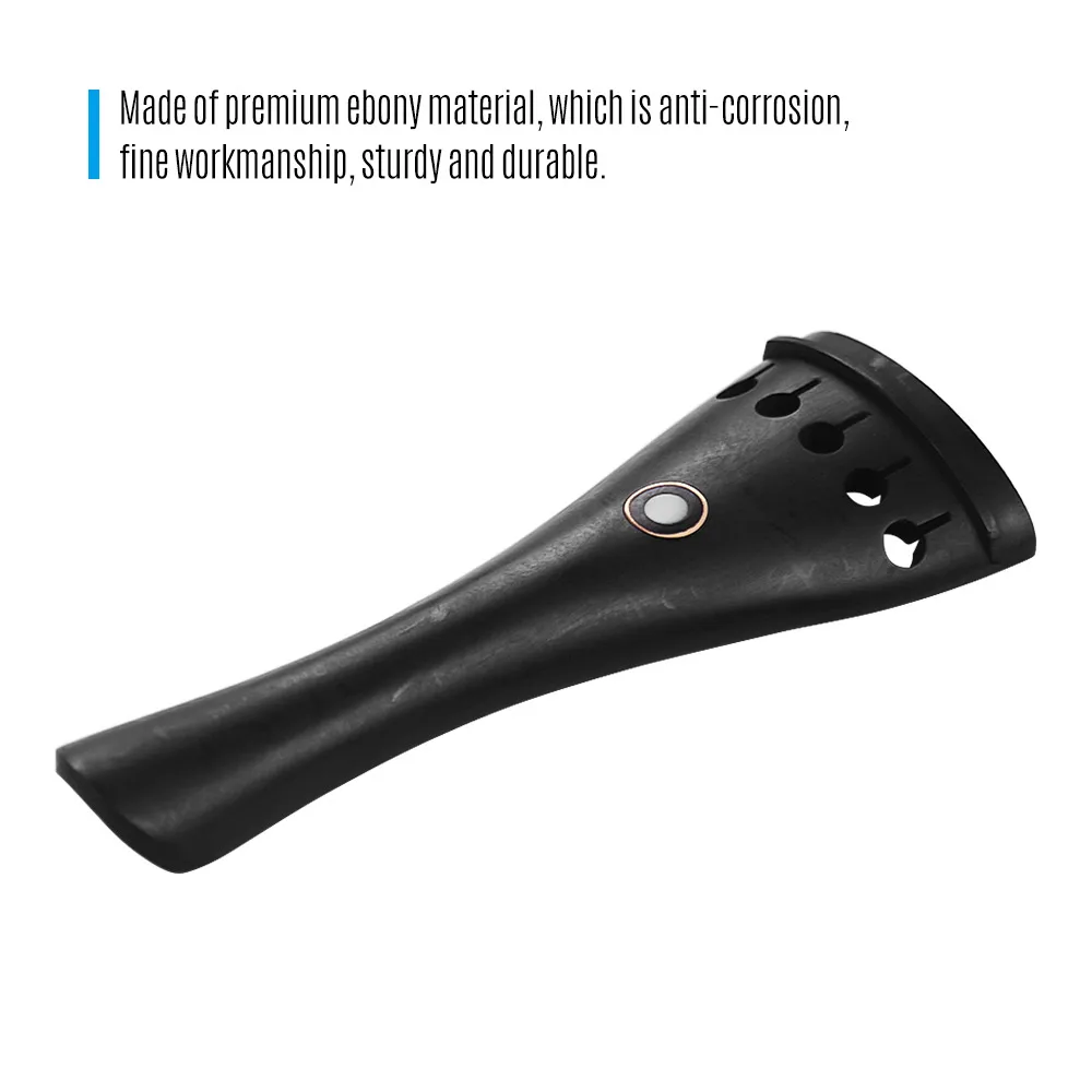 Черная скрипка с хвостом Эбеновое дерево особый дизайн для 6 струнной скрипки