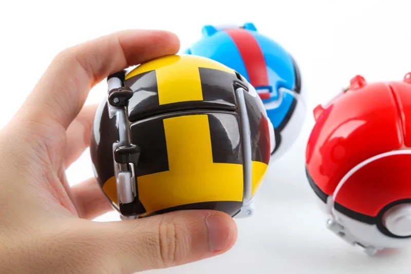 4 шт./лот эльф схватив Pokeball Игрушки Пикачу эльф мяч Пикачу шары 7 см мультфильм с Пикачу рисунках развивающие Игрушки