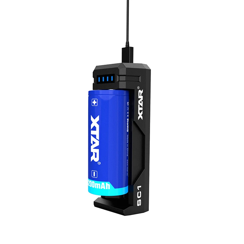 USB XTAR SC1 подходит для перезаряжаемых литий ионных батарей 3 6 В/3 7 В