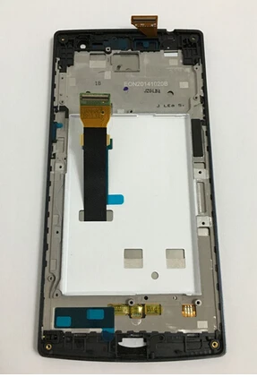 ЖК дисплей с сенсорным экраном и дигитайзером в сборе рамкой для oppo find 7 x9077