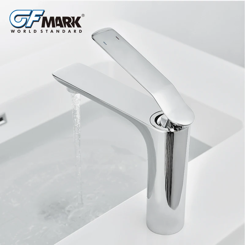 GFmark современный стиль смеситель кран 3 вида цветов белый черный хромированные