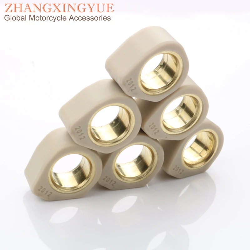 Performance Variator Roller Weights 9gram 11gram 15.5gram 20x12mm for YAMAHA Maxster Majesty 125/150 Vino X-City X-Max Zuma 125 |