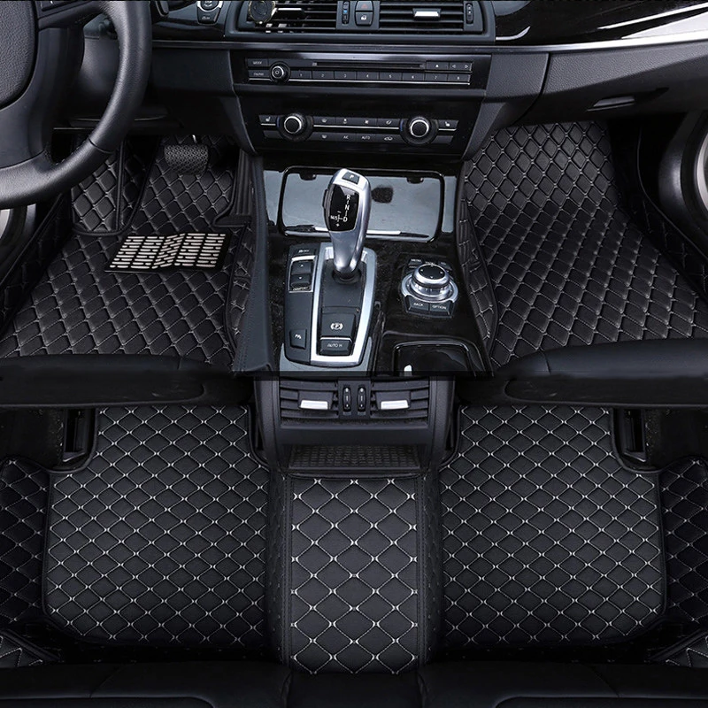 Автомобильный напольный коврик кожаные аксессуары для BMW GT E90 E92 E93 F30 F34 F35 Volvo s40 s60