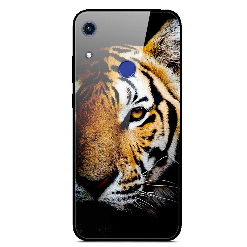 Чехол для huawei Honor 10 Lite с милым узором, стеклянный чехол на заднюю панель, Жесткий Чехол для huawei Honor 10 Lite, бампер для телефона, корпус, Funda, светильник