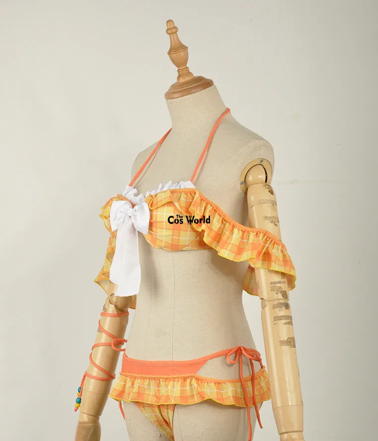 Love Live Sunshine Aqours kunikida hanamaru купальник купальный костюм бикини Топ труба юбочный