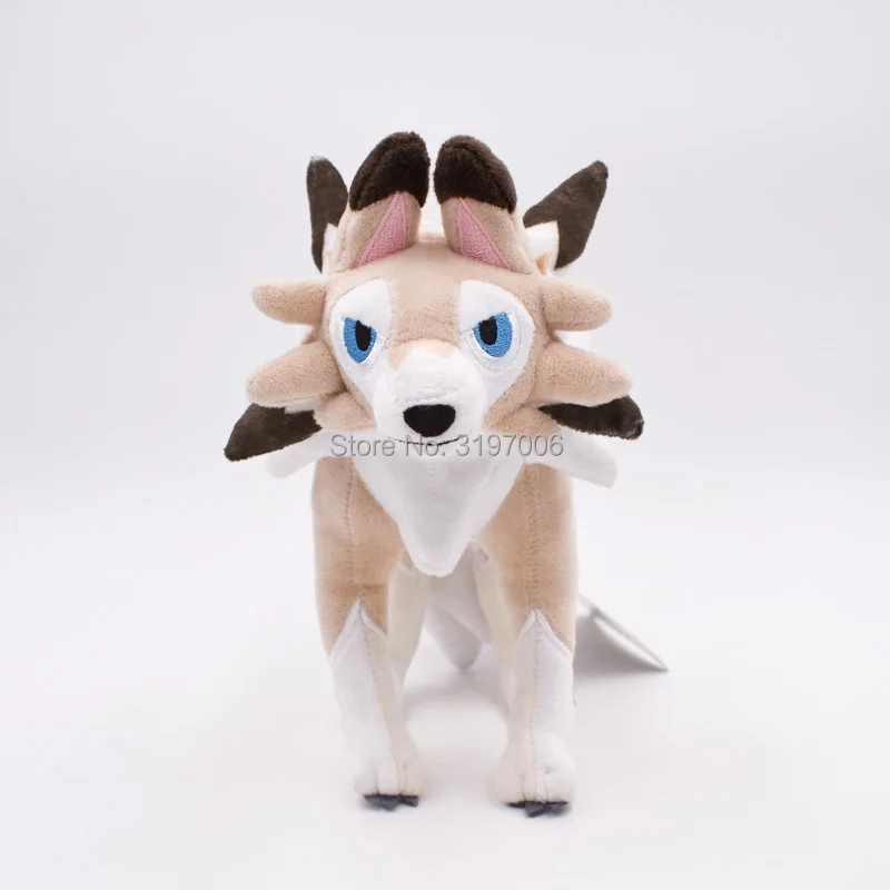 21*27 см lycanroc Peluche Куклы Мягкие животных мультфильм плюшевые игрушки PP хлопок мягкие куклы подарок на день рождения для детей