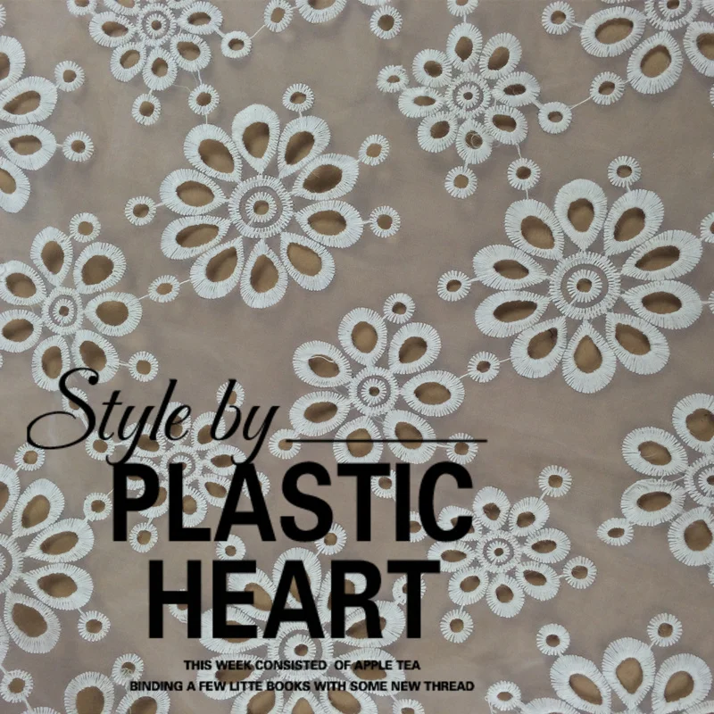 Хлопковая вышивка LEO & LIN ручная работа сделай сам свадебная одежда кружевное