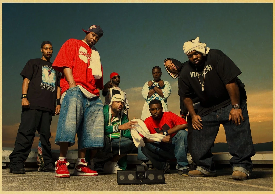 Wu-Massacre Wu-Tang Clan хип-хоп рэп музыка плакат крафт reteo рок плакат Настенная Наклейка винтажный плакат искусство огромный Принт плакат