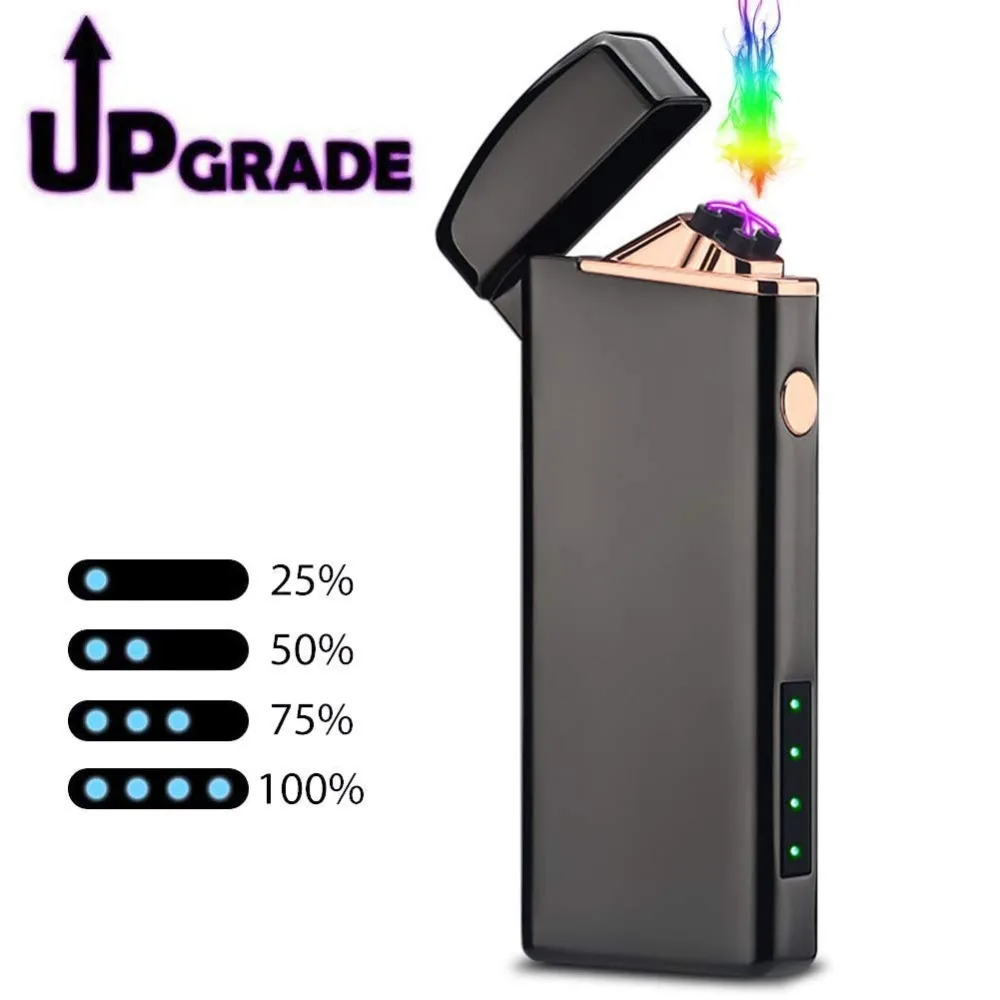 Электронная сигарета с USB зажигалка двойной дугой импульсного Перезаряжаемые