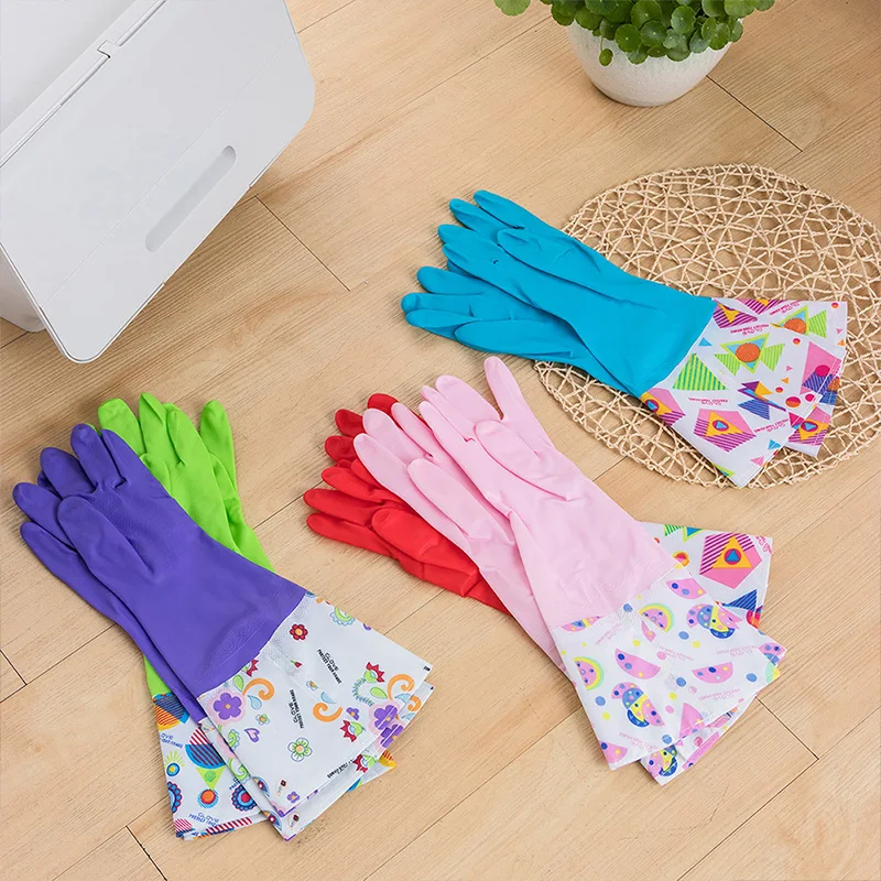 1 пара кухонных резиновых чистящих перчаток прочные бытовые перчатки для мытья