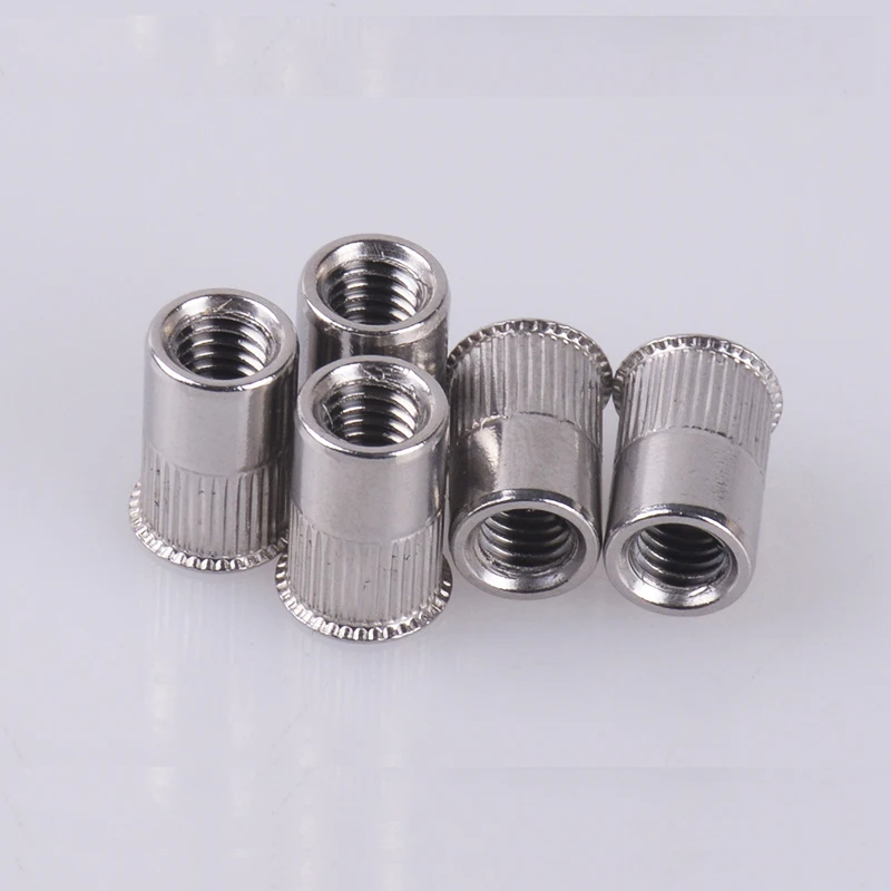 

M3 M4 M5 M6 M8 M10 M12 304 нержавеющая сталь 304ss 120 градусов потайная головка вставка Nutsert Rivnut накатанная глухая гайка с заклепками