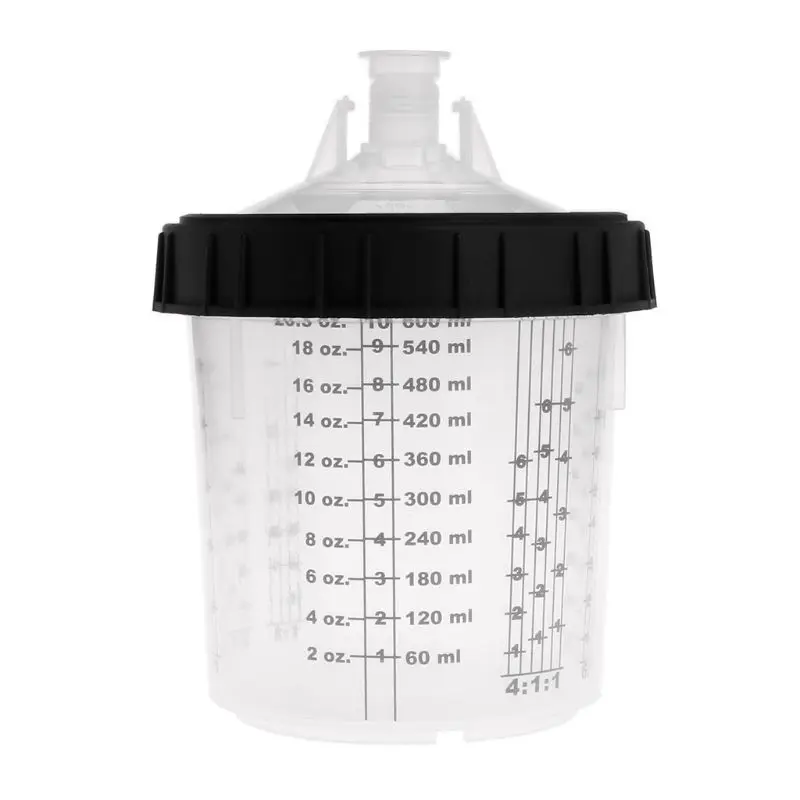 Чашка для Смешивания Краски PPS Тип H/O быстрая чашка жесткая внутренняя крышки 600