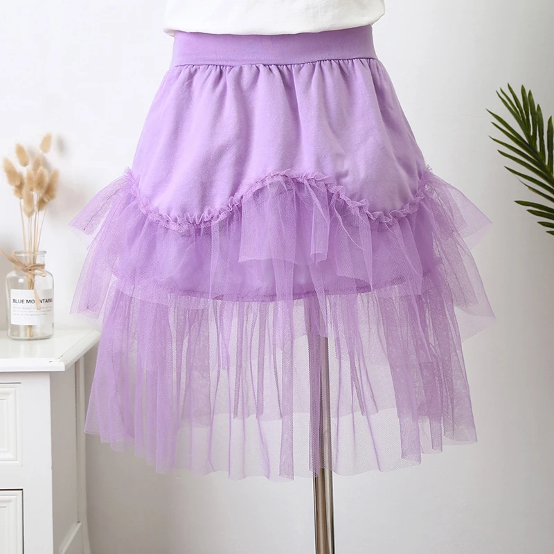 

Новинка 2019, детская одежда для девочек, милая газовая Короткая юбка для девочек, летняя Освежающая Красивая вечерние ная юбка принцессы для ...