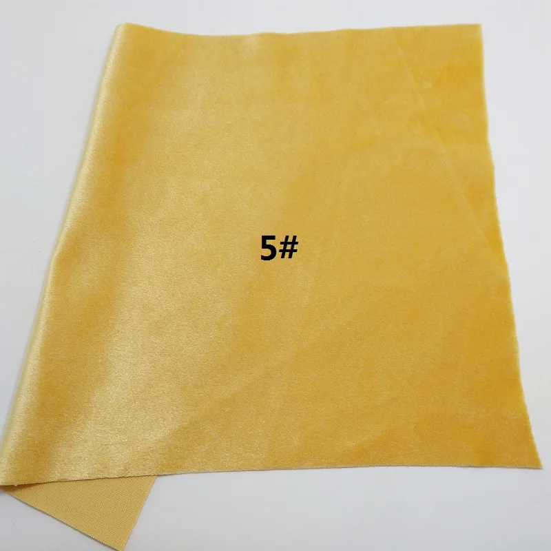 5 1 шт. A4 Размер 21X29 см Alisa блеск Cuero Sintetico бархатная ткань DIY аксессуары для волос ремесло кожа для DIY G25B - Цвет: 5