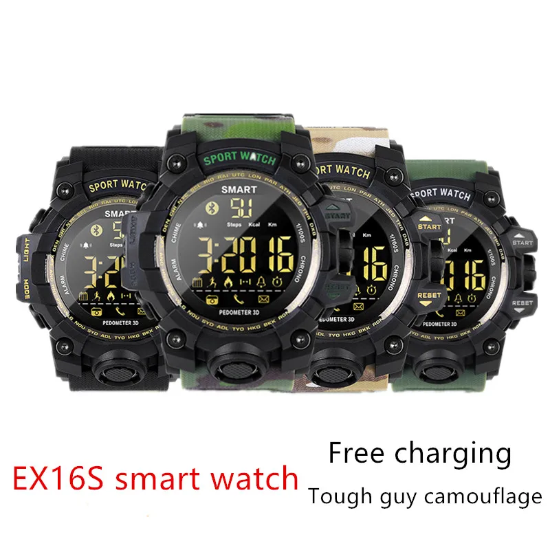 Смарт часы amyniweer EX16S новый спортивный Bluetooth браслет IP67 водонепроницаемый шагомер
