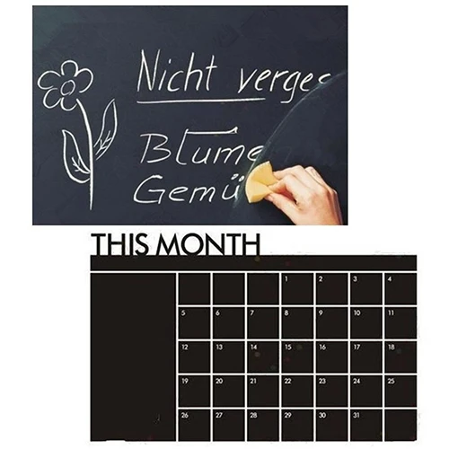 Настенные Стикеры для украшения дома и офиса меловая доска с месячным