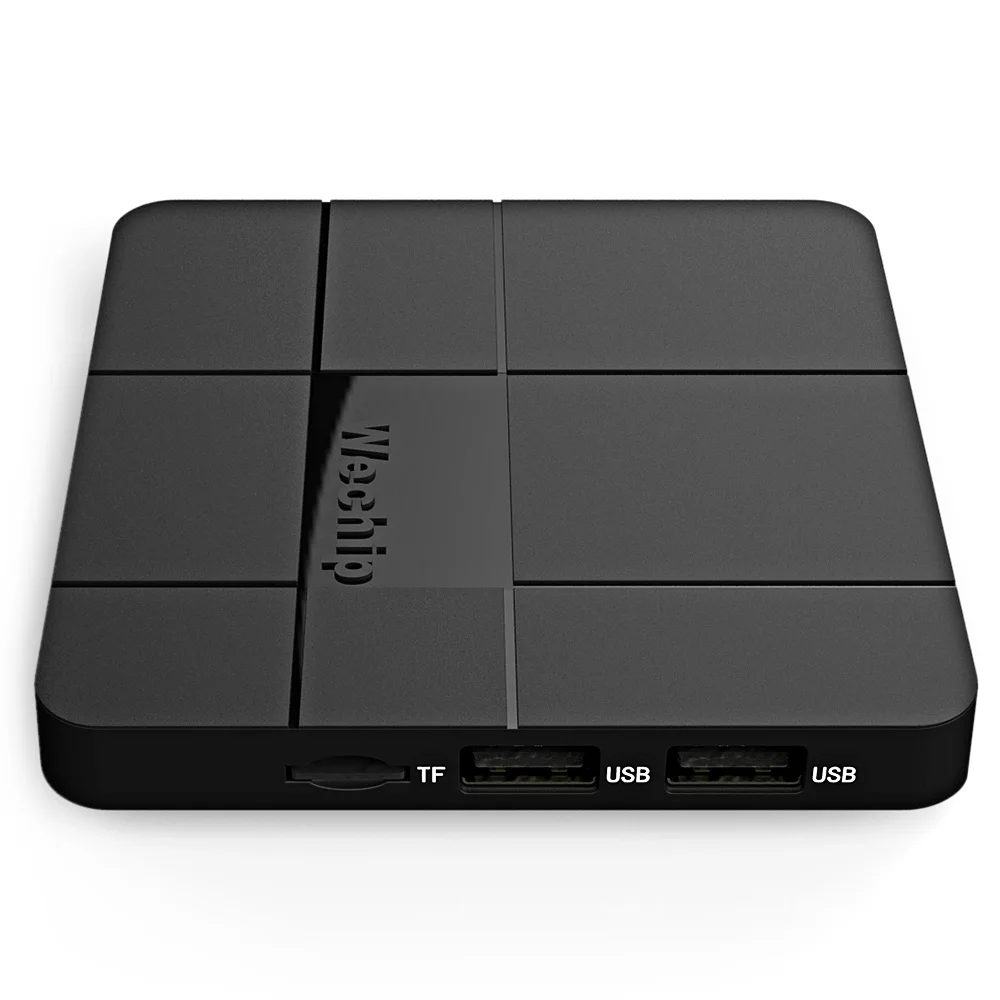 Wechip V8 ТВ Box Amlogic S905W 2 4 ГГц Wi Fi Android 7 1 WiFi Smart Quad core г 64Bit Декодер каналов кабельного