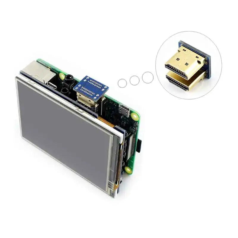 Raspberry Pi 3 5 дюйма HDMI LCD сенсорный экран дисплей совместимый с | Компьютеры и офис