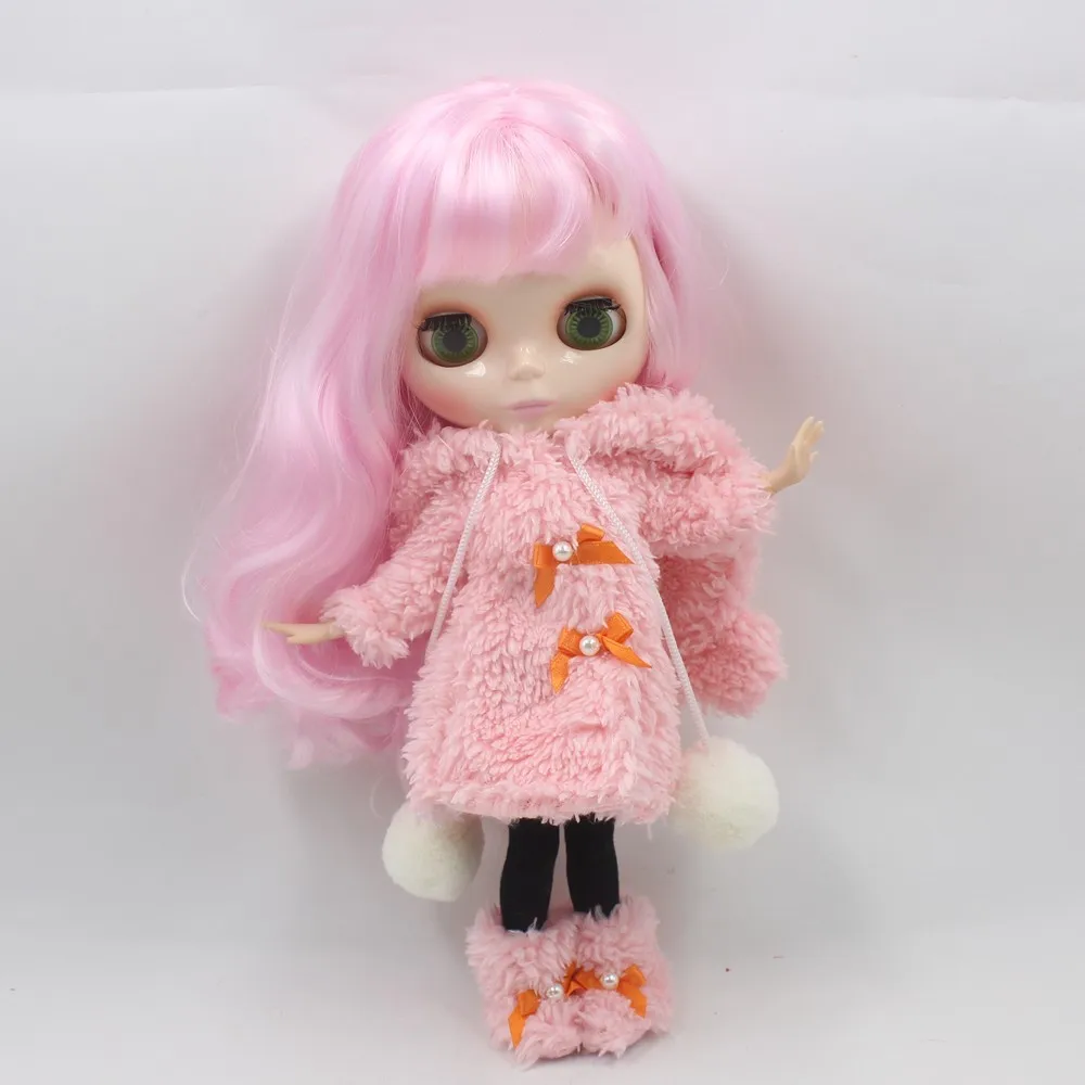 Fortune Days Blyth кукла Снежная комбинация Два цвета на выбор розовый АНФ белый, в том числе кукла и одежды фабрика Blyth 30 см