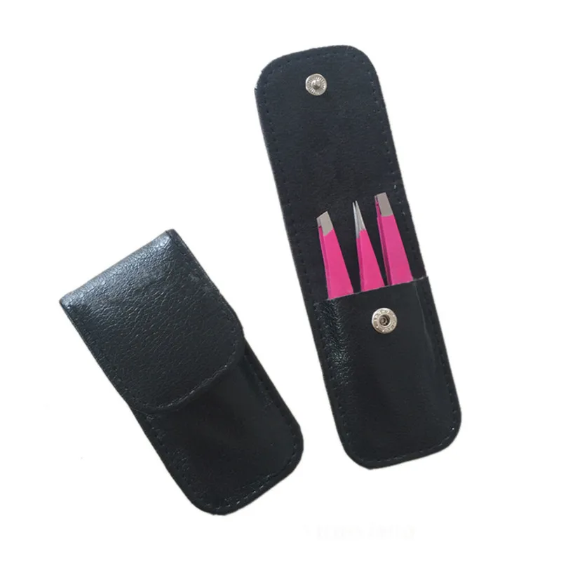 Набор пинцетов для удаления волос лица из нержавеющей стали 3 шт. пинцет бровей 9 6