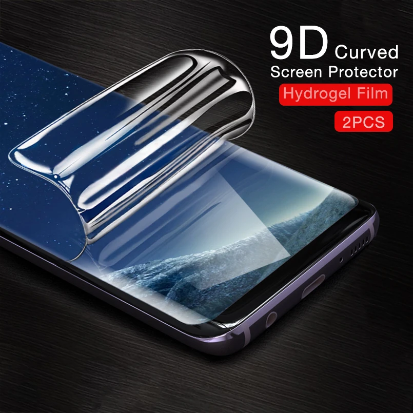 Жидкая Гидрогелевая пленка для samsung Galaxy S9, изогнутая защитная пленка на весь экран для Galaxy S7, S8, S9, S10 Plus, Note 8, 9