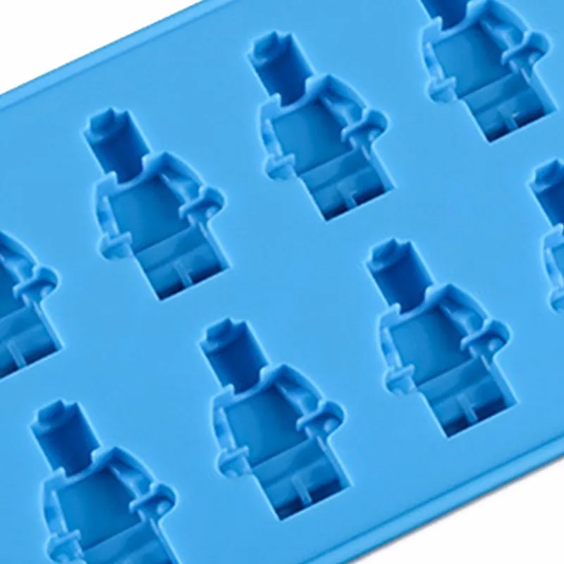 1 шт. квадратная игрушка Lego в форме кирпича силиконовая форма для кекса