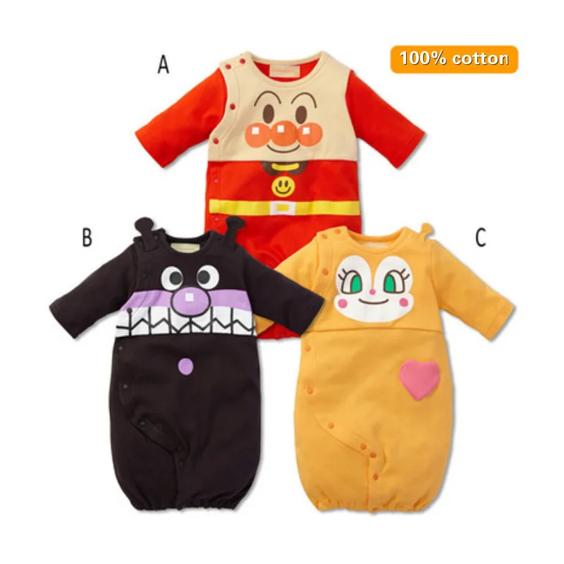 Японский спальный мешок Anpanman для младенцев с рисунком из мультфильма 100% хлопок