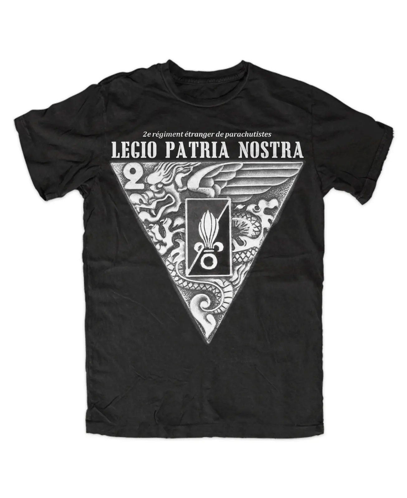 

T-Shirt Men Slim Fit Cotton High-Quality Legion Etrangere M2 T-Shirt , Fremdenlegion,Legio Patria Nostra France ,Movie T Shirt