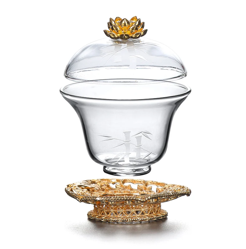 TANGPIN Термостойкое стекло gaiwan teacup кунг-фу чайный сервиз набор 150 мл