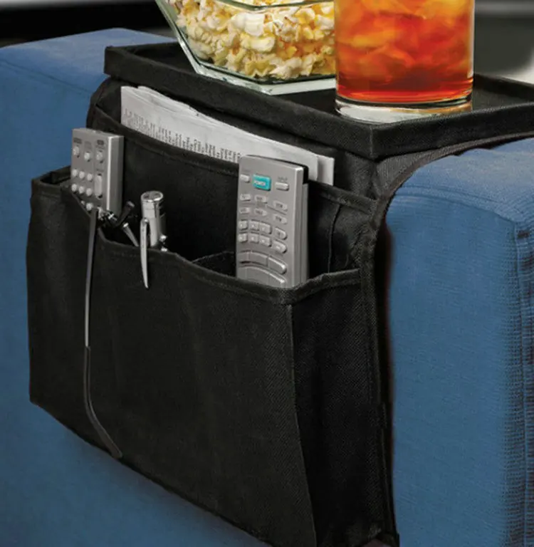 Черный держатель для дивана сумка тренера с краями рук органайзер коробка