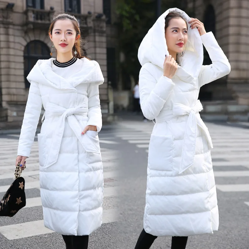 Новинка 2021 пуховая хлопковая куртка женское теплое пуховое пальто с капюшоном