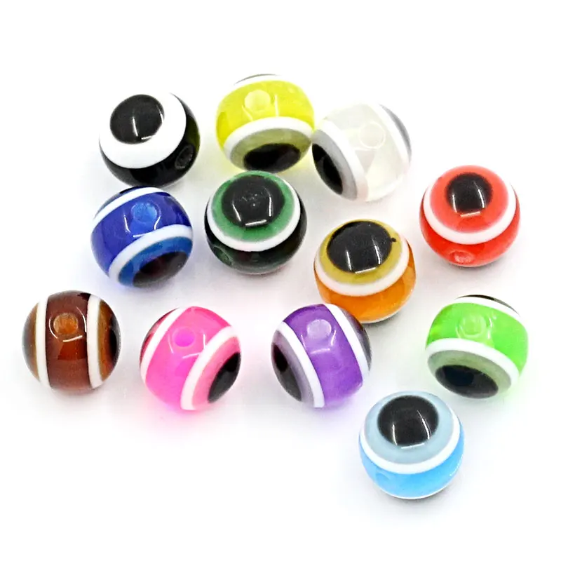 Бусины Из полимерной жвачки для изготовления браслетов ожерелий диаметр 8 мм 300